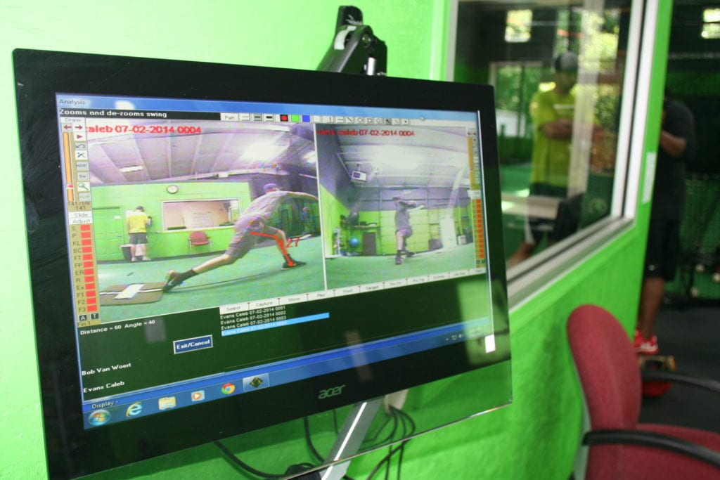 A computer monitor with a video game on the screen.