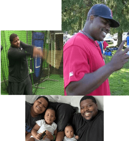 A collage of people in different poses.